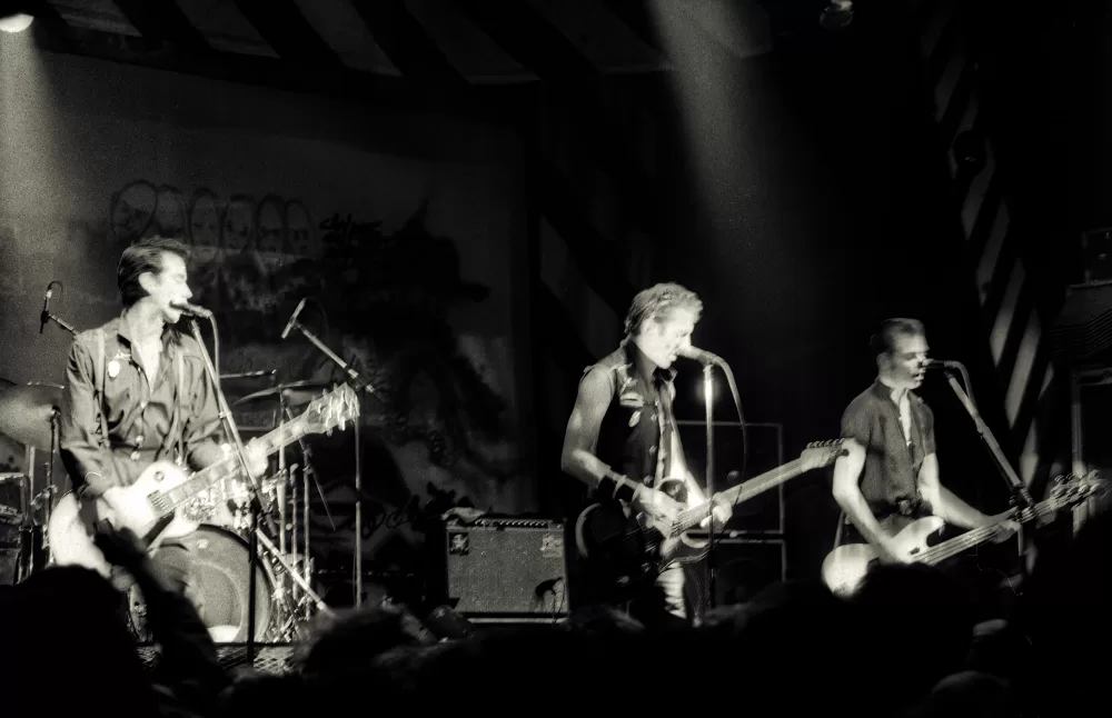 1981, London, The Clash at The Lyceum, October 18, 1981.