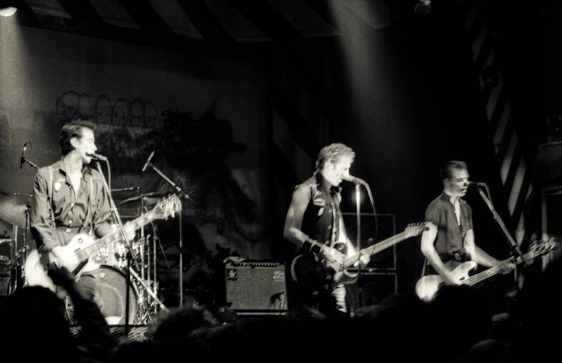 1981, London, The Clash at The Lyceum, October 18, 1981.