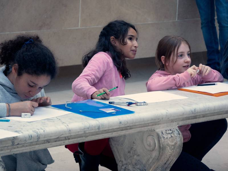 2016, Lernen zu beobachten, Louvre-Museum Paris.