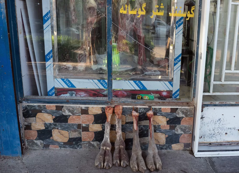 2019, Metzgerei in Kohpayeh.