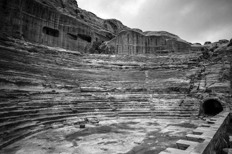 2022, Petra, das Amphitheater.