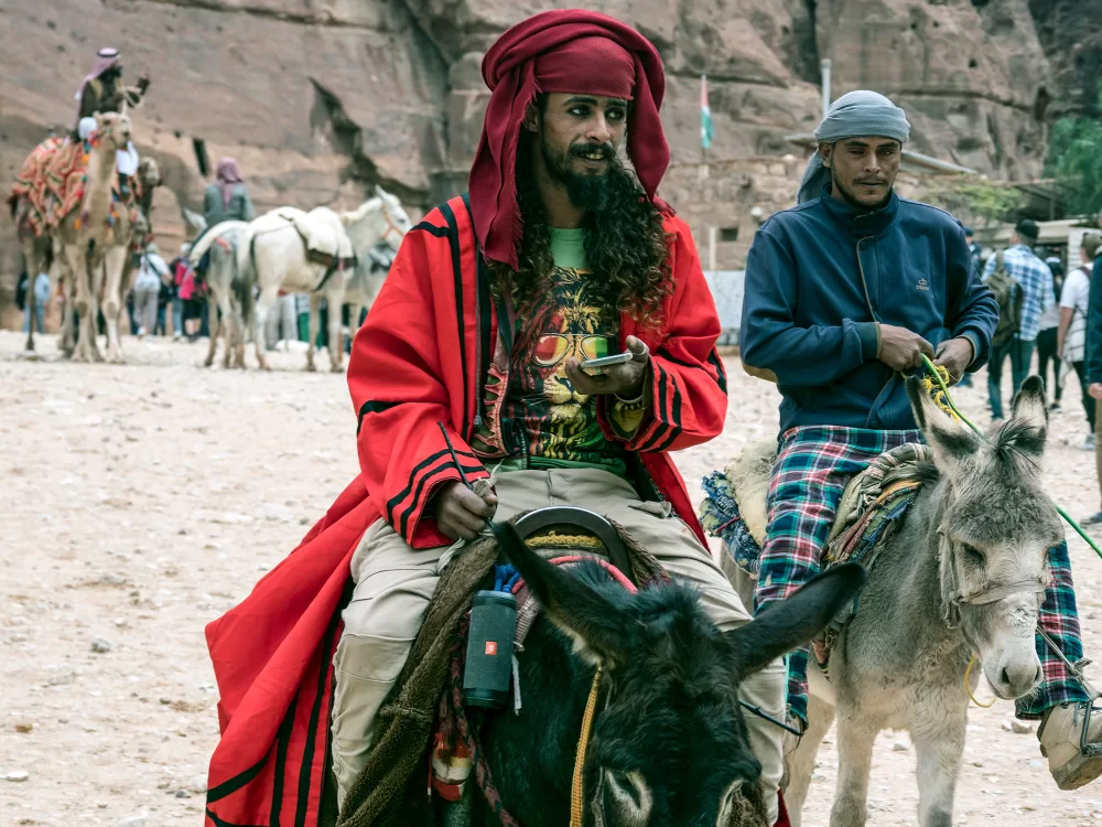2022, Beduine in Petra.