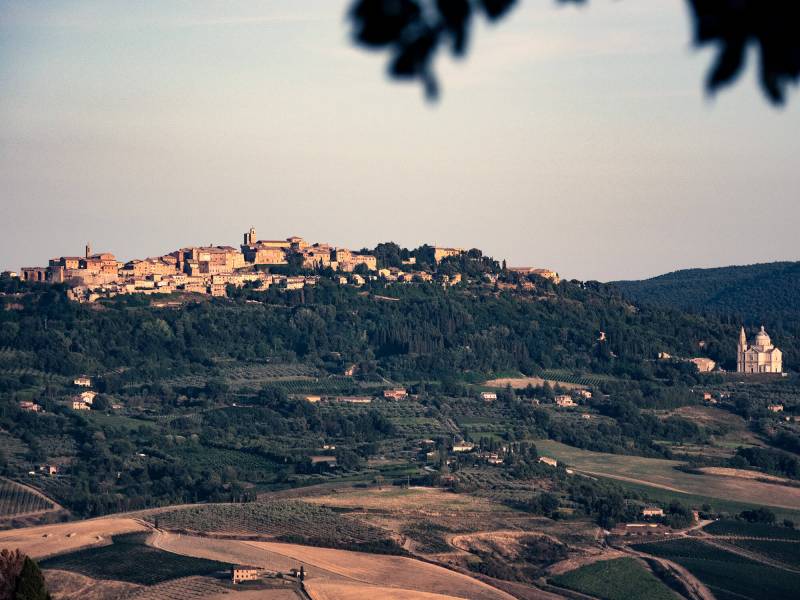 Panorama von Montepulciano.