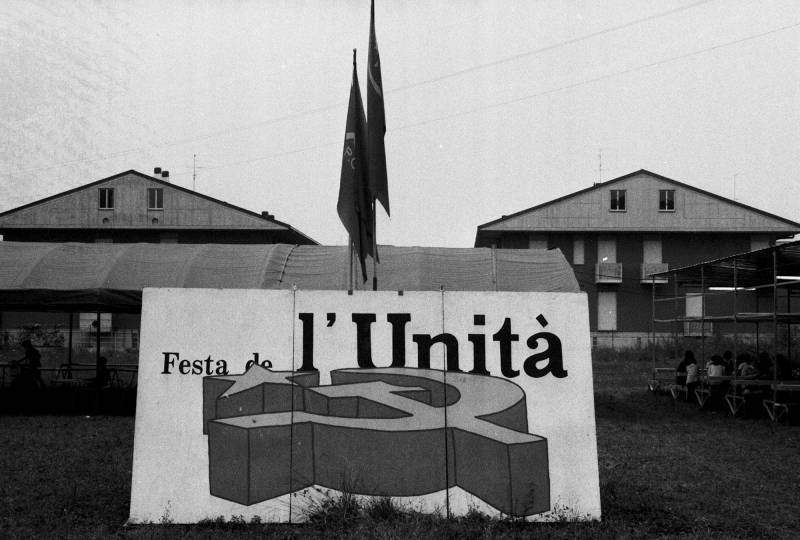 1981, Bergamo, Fiesta de l’Unità.