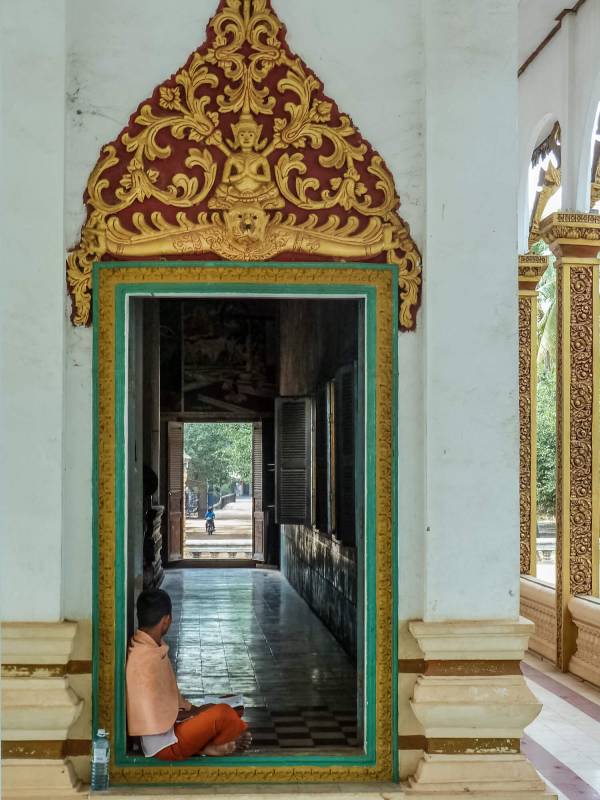 Siem Reap, Buddhistenkloster.