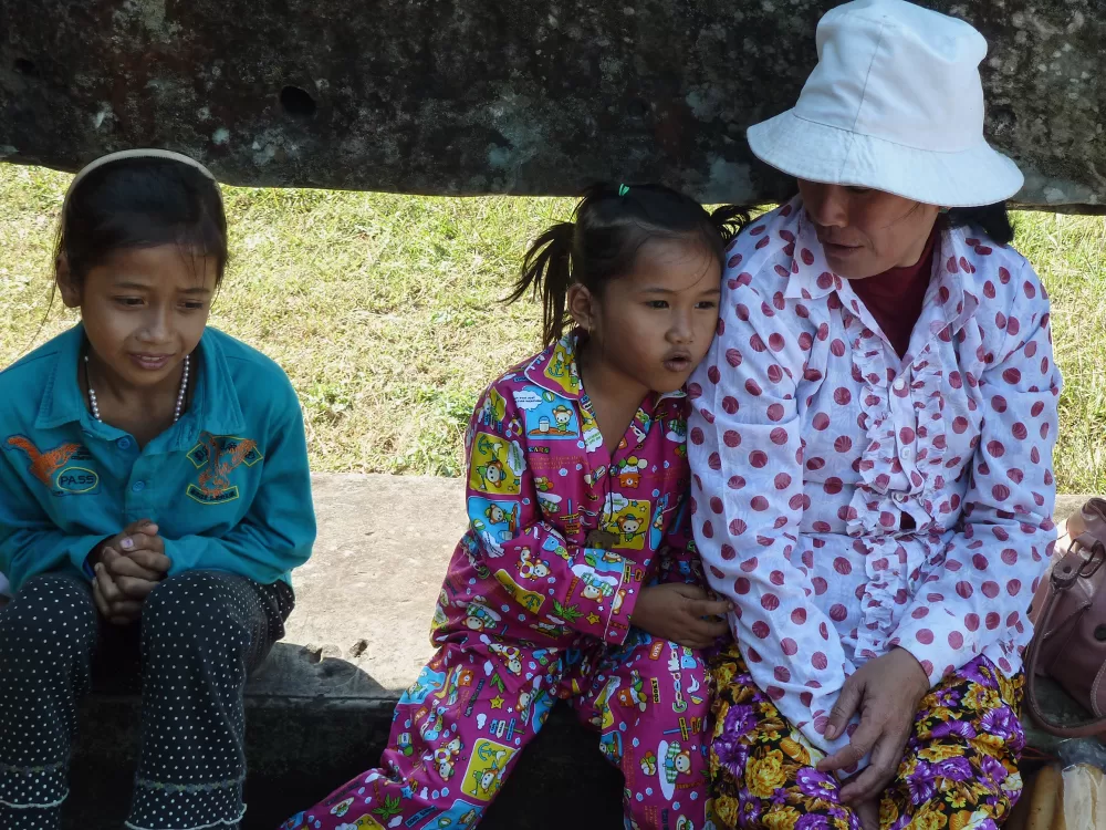 Familienausflug in Phnom Penh.