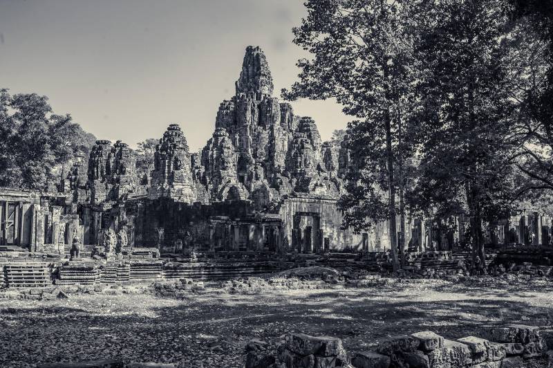 Gleich neben Angkor Wat liegt Angkor Thom.