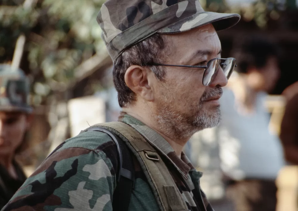 1999, Raúl Reyes, inoffizieller «Aussenminister der Farc».