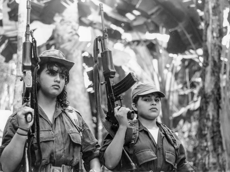 1997, Farc-Kämpferinnen in San Vicente del Caguán.