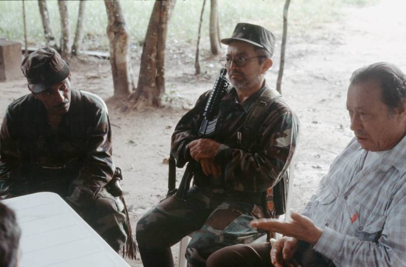 1997, Manuel Marulanda, Raúl Reyes und Joaquín Gómez.