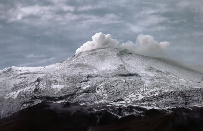 1986, Nevado del Ruiz, zweithöchster Vulkan der nördlichen Erdhalbkugel.