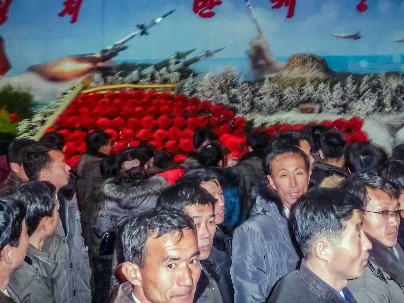 2016, die Geburtstagsfest von Kim Il Sung.