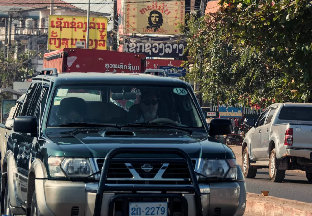 2019, Che ist omnipräsent in Laos.