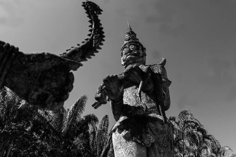 2019, Buddha Park, 25 km südöstlich von Vientiane.