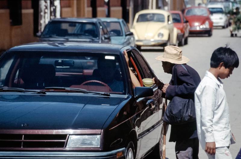 1991, Bettler in Mexico.