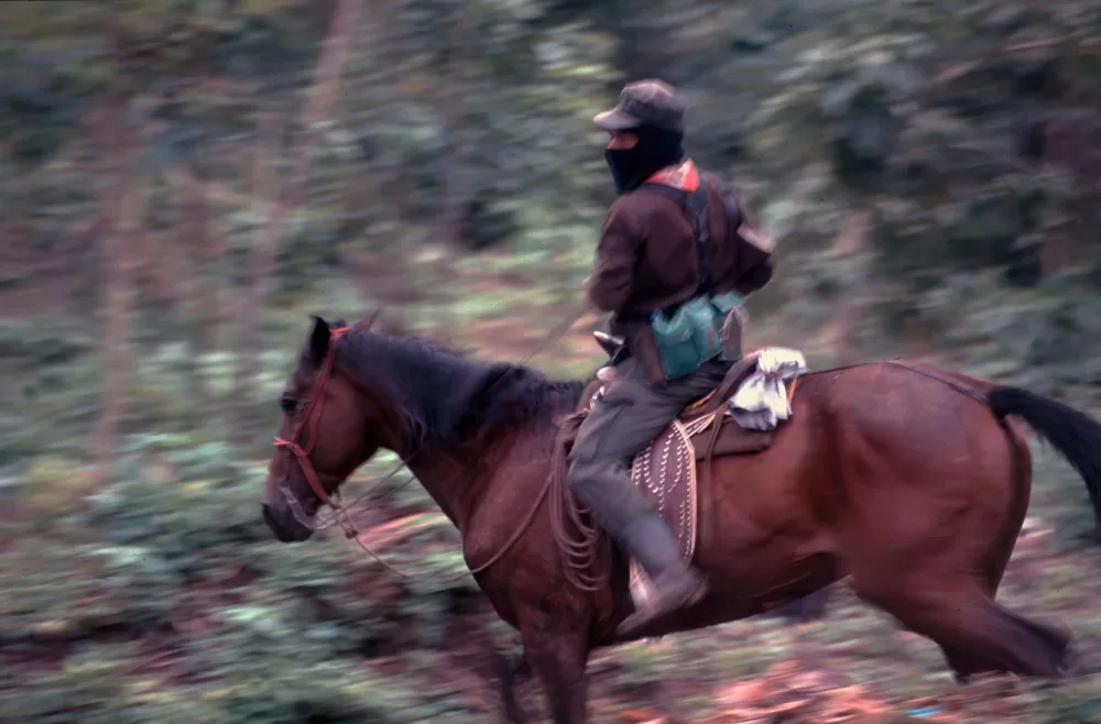 1996, Selva Lacandona, «alles für alle», das Motto des EZLN.