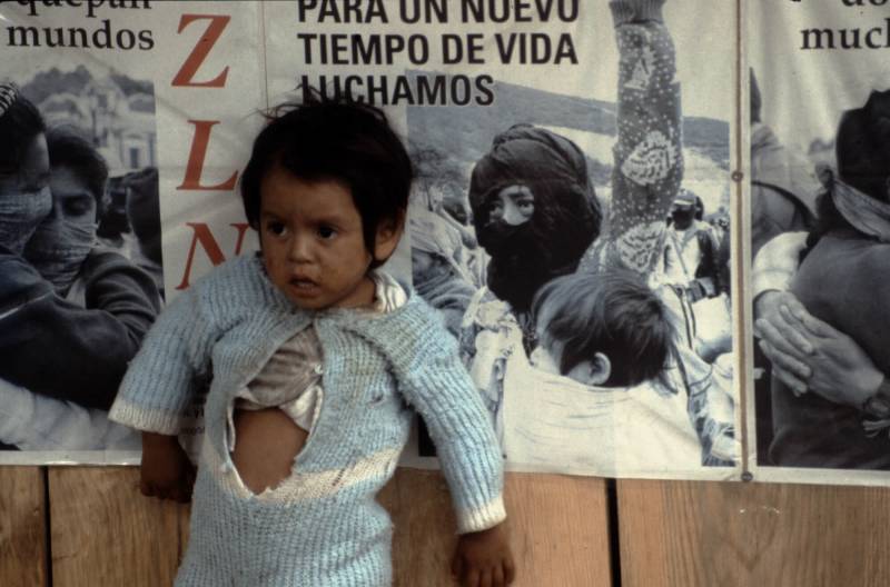 1996, Plakate in San Cristóbal de las Casas.