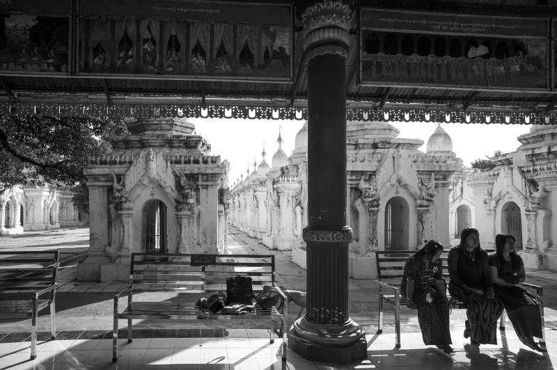 2016, Kuthodaw Pagode in Mandalay, Myanmar.