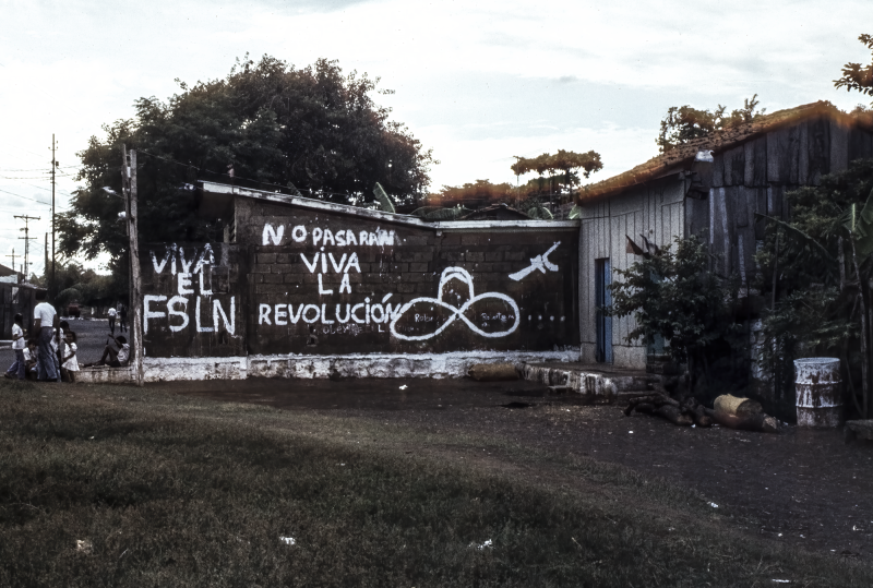 1983, Managua, «sie werden nicht durchkommen, es lebe die Revolution, es lebe der FSLN».