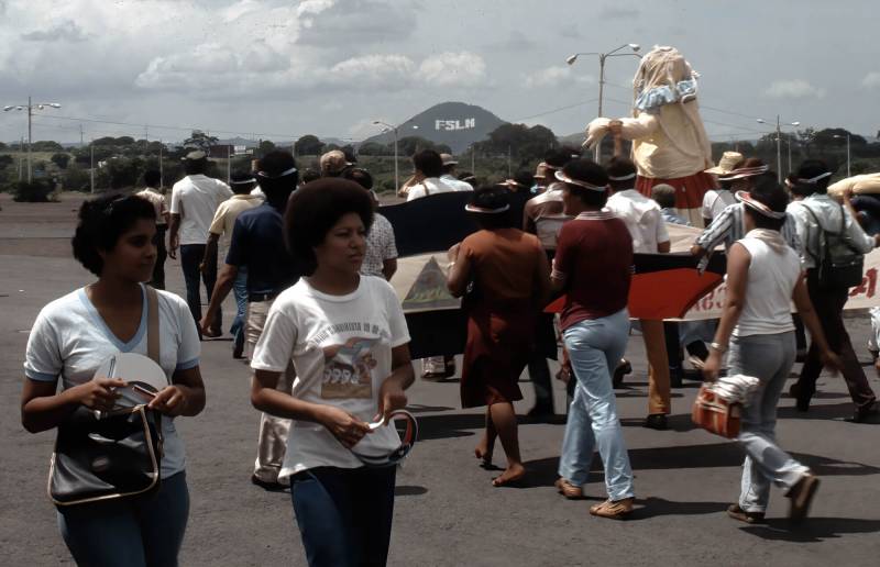 1983, die FSLN-Unterstützung in der Bevölkerung war enorm.