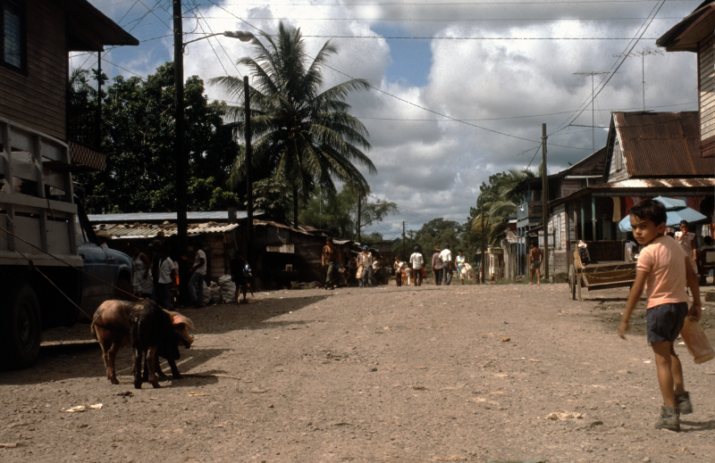 1983, Bluefields, die Region heisst auch Miskitoküste (Ureinwohner).