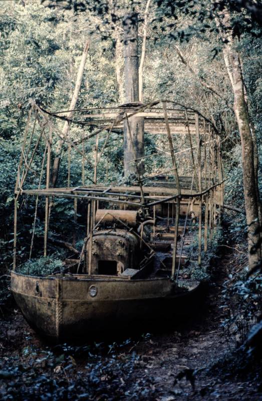 1990, Madre De Dios, Boot von Fitzcarraldo.