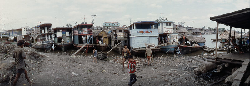 1987, Iquitos, die grösste Stadt im tropischen Regenwald Perús.