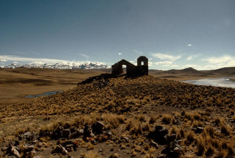 1984, Altiplano in der Nähe von Juliaca.