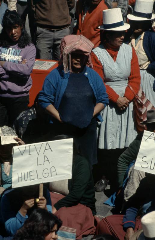 1990, Iquitos, «es lebe der Streik».