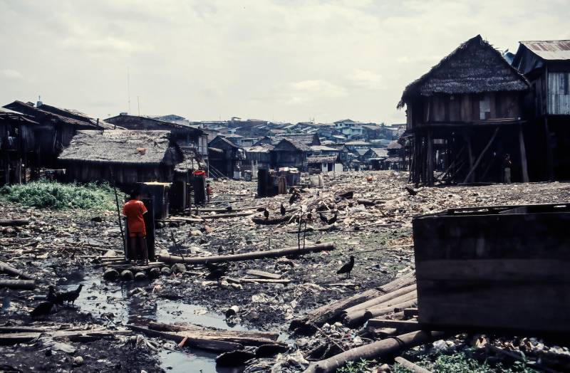 1987,  Distrikt Belén ist ein südwestlicher Vorort von Iquitos .