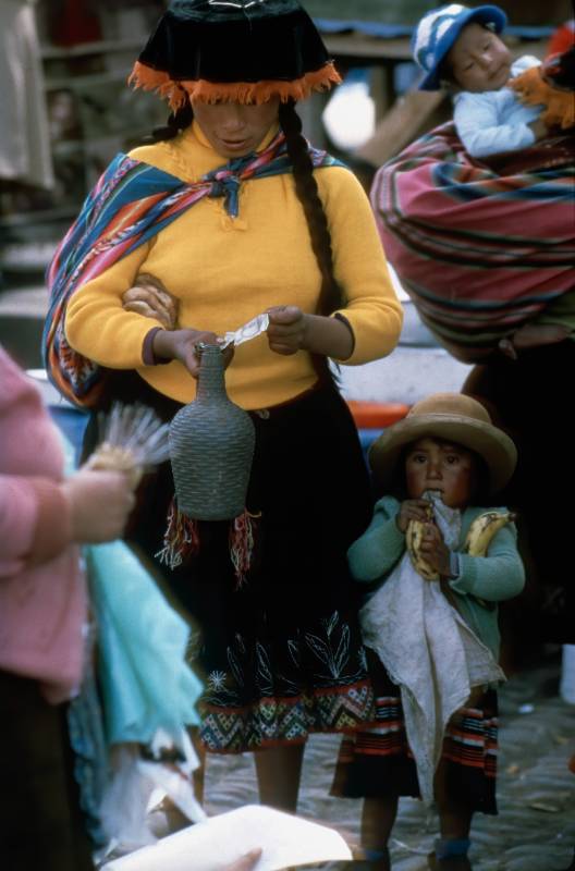 1984, Mark in Pisac (Valle Sagrado).