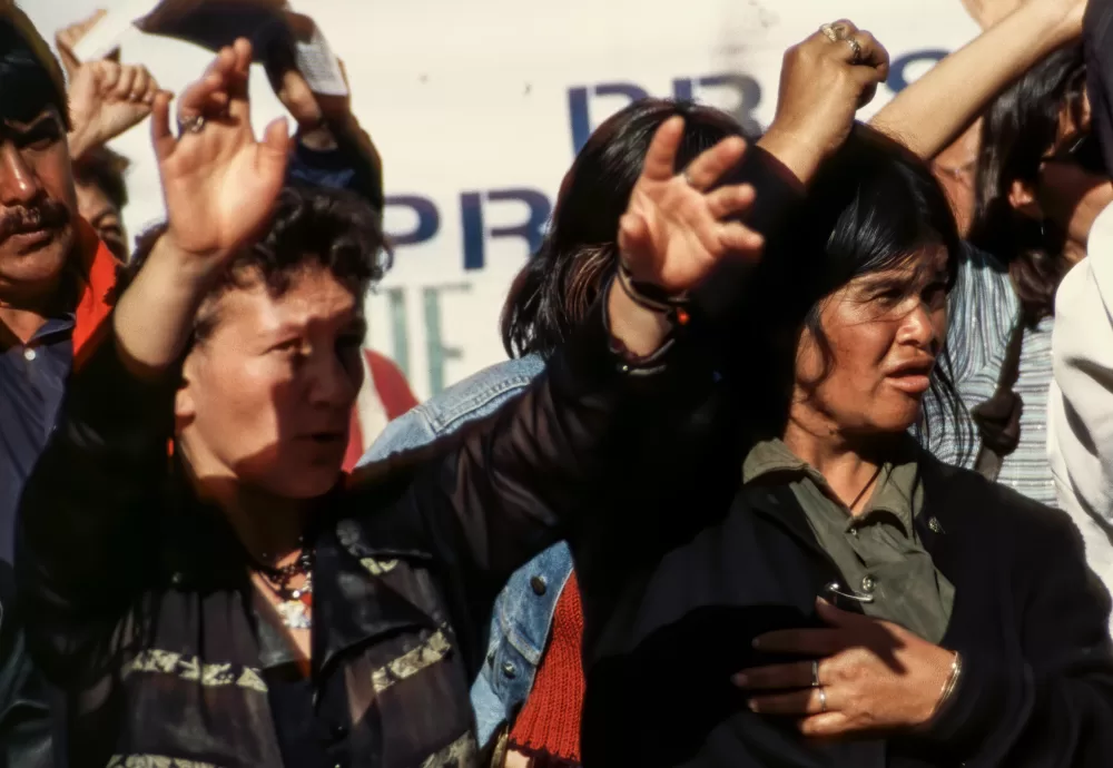 1988, Iquitos, Protest-Demonstration.