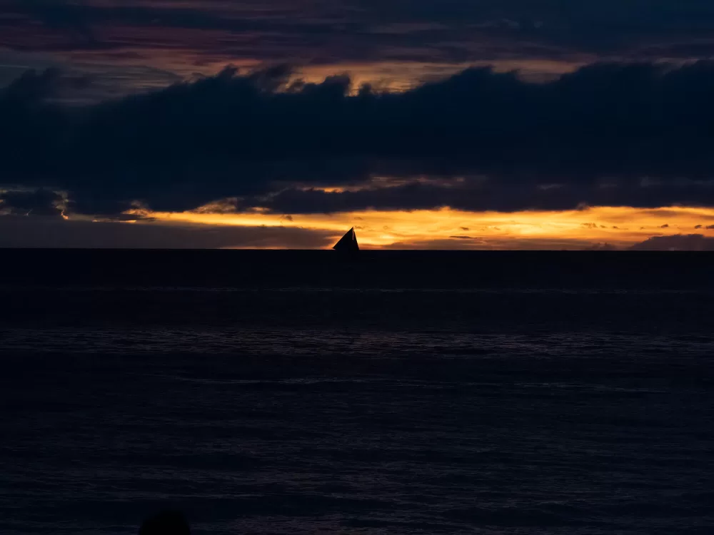 Sonnenuntergang in Boracay.