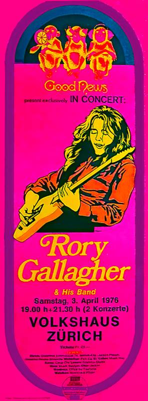 1976, Volkshaus Zürich, Rory Gallagher