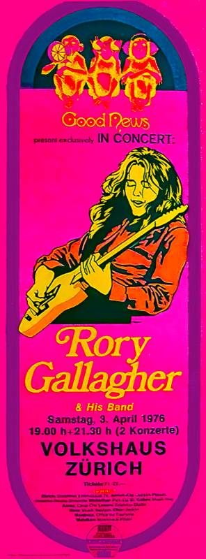 1976, Volkshaus Zürich, Rory Gallagher