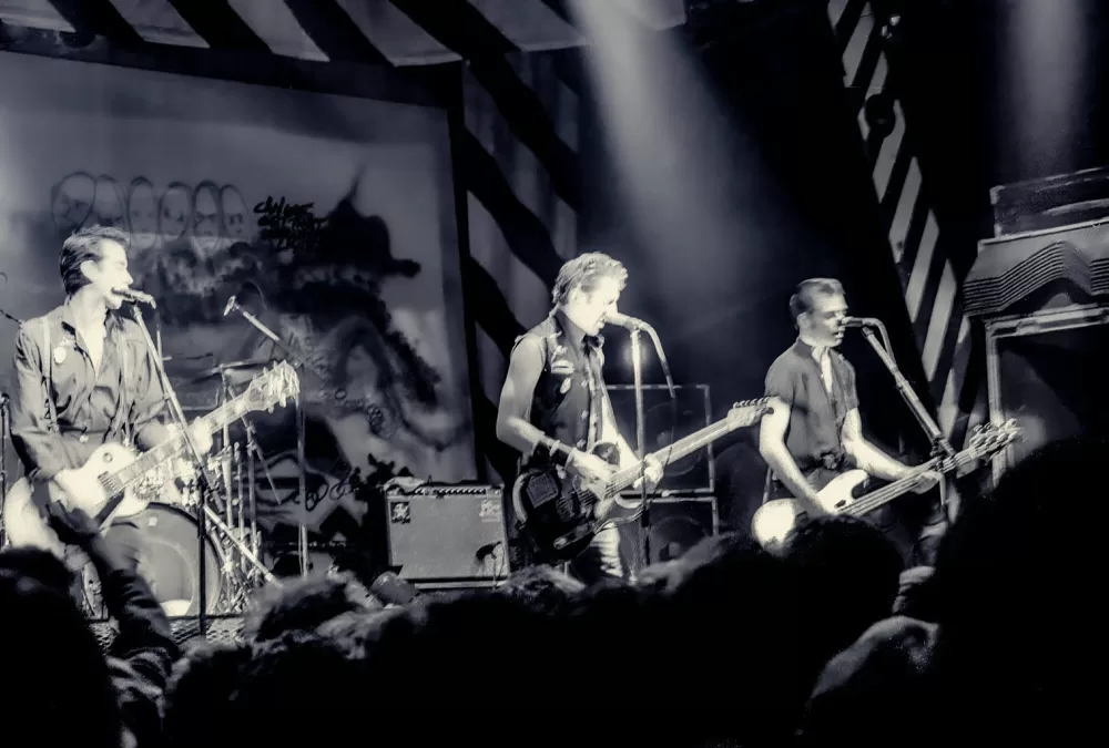 19.10.1981, London, Lyceum, The Clash, Mick Jones, Joe Strummer, Paul Simonon