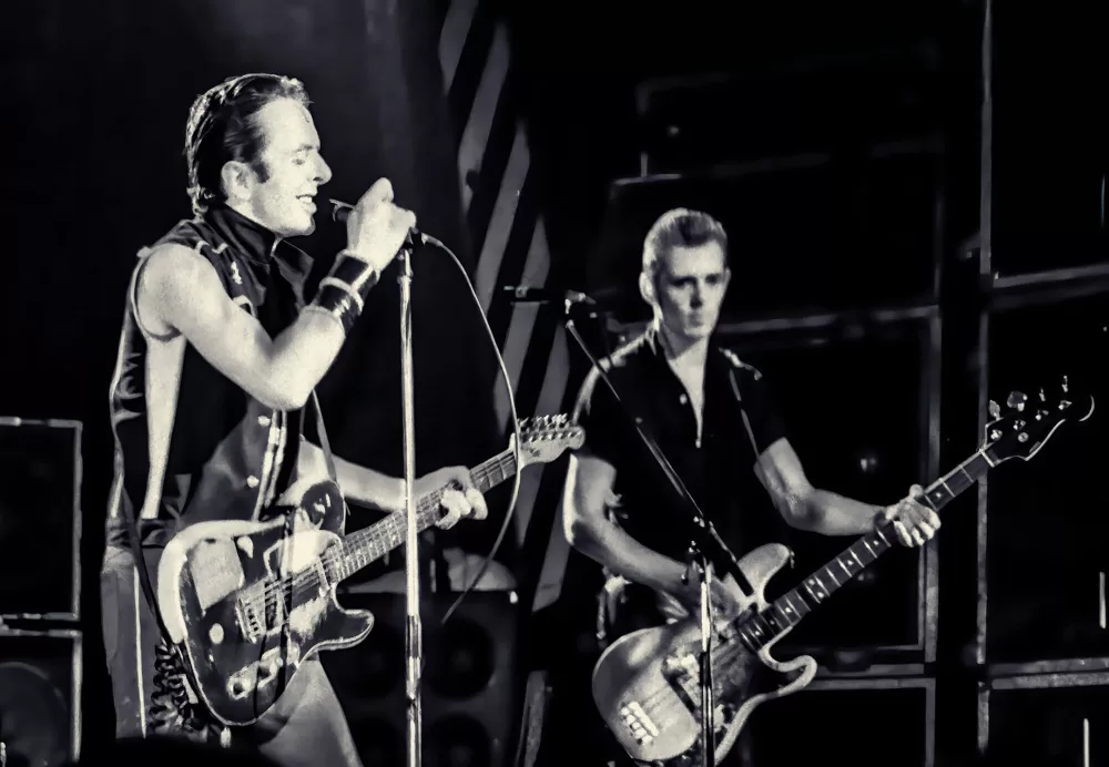 19.10.1981, London, Lyceum, The Clash, Joe Strummer, Paul Simonon