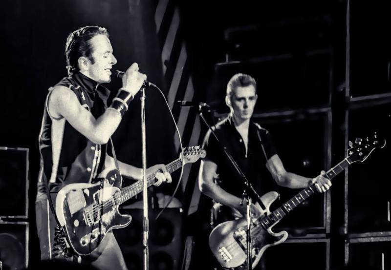 19.10.1981, London, Lyceum, The Clash, Joe Strummer, Paul Simonon