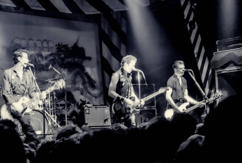 19.10.1981, London, Lyceum, The Clash, Mick Jones, Joe Strummer, Paul Simonon