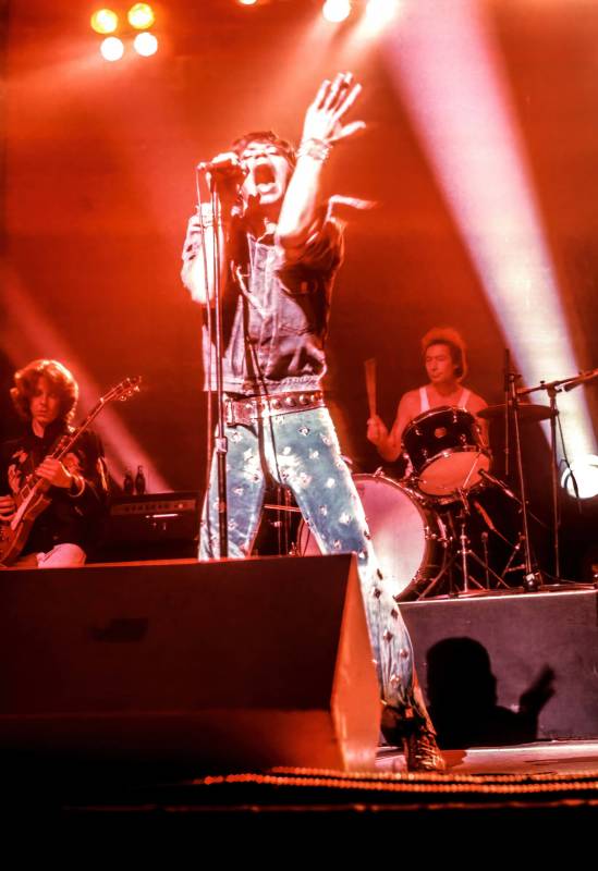 25. September 1973, Festhalle Bern, Rolling Stones, Mick Taylor, Mick Jagger, Charlie Watts.