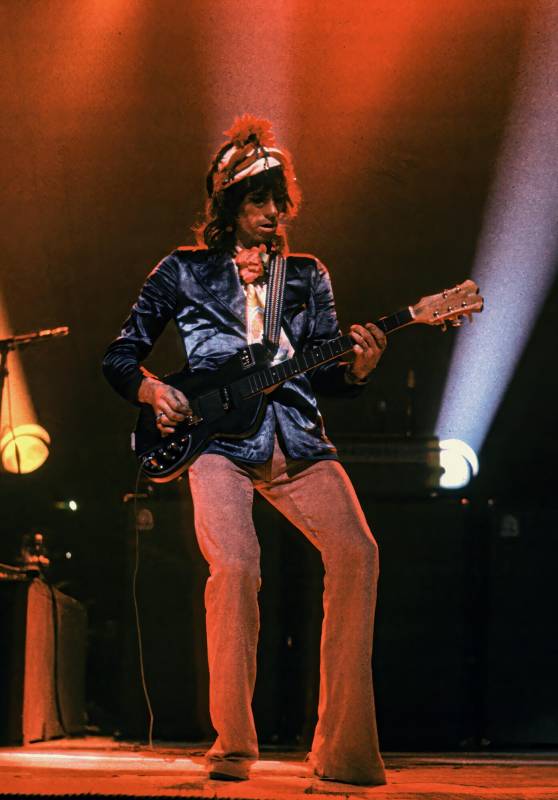 25. September 1973, Festhalle Bern, Rolling Stones, Keith Richard.