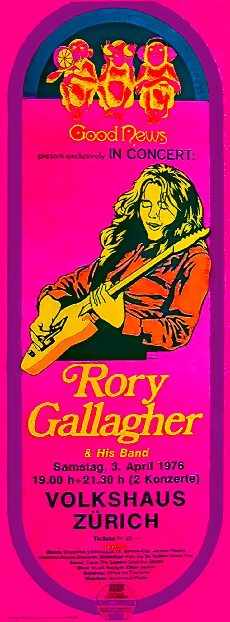 1976, Volkshaus Zürich, Rory Gallagher