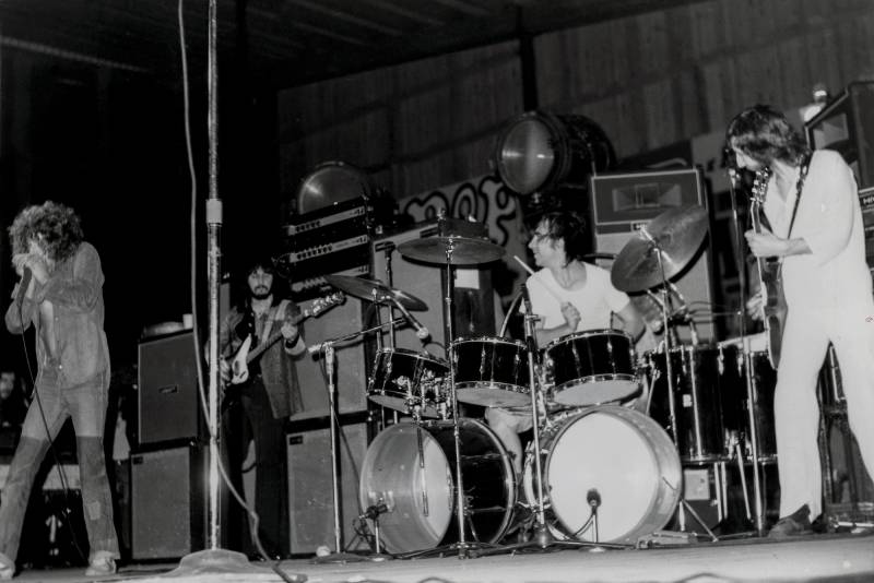 5.9.1972, Mehrzweckhalle Wetzikon, Roger Daltrey, John Entwistle (†2002,), Keith Moon (†1978), Pete Townshend