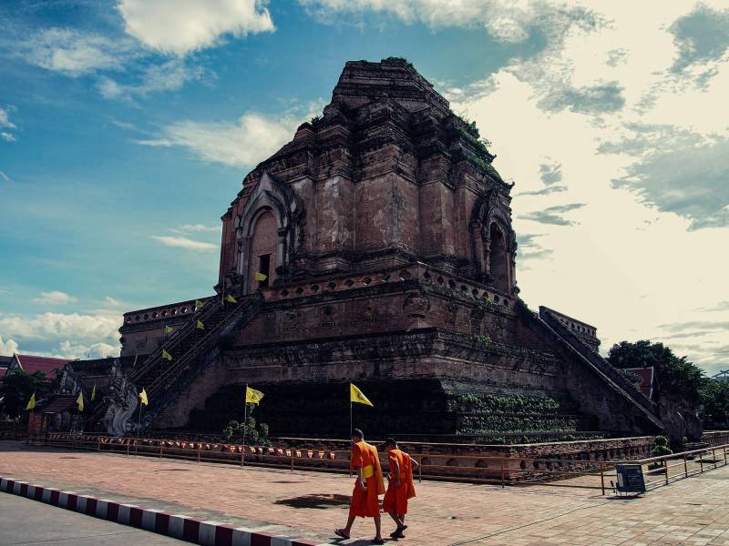 2012, Chiang Mai, Wat Chedi Luang Worawihan.