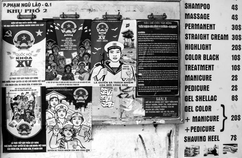 2023, Ho Chi Minh, Plakatwand