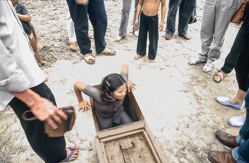 1984, Củ-Chi-Tunnels, hier verschanzten sich die Partisanen.