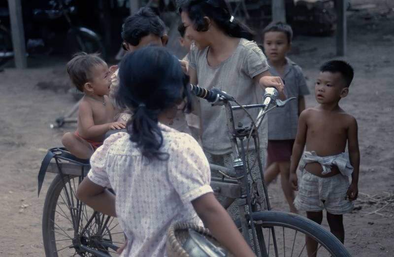 1985, Besuch einer Minderheit im Norden Vietnams.