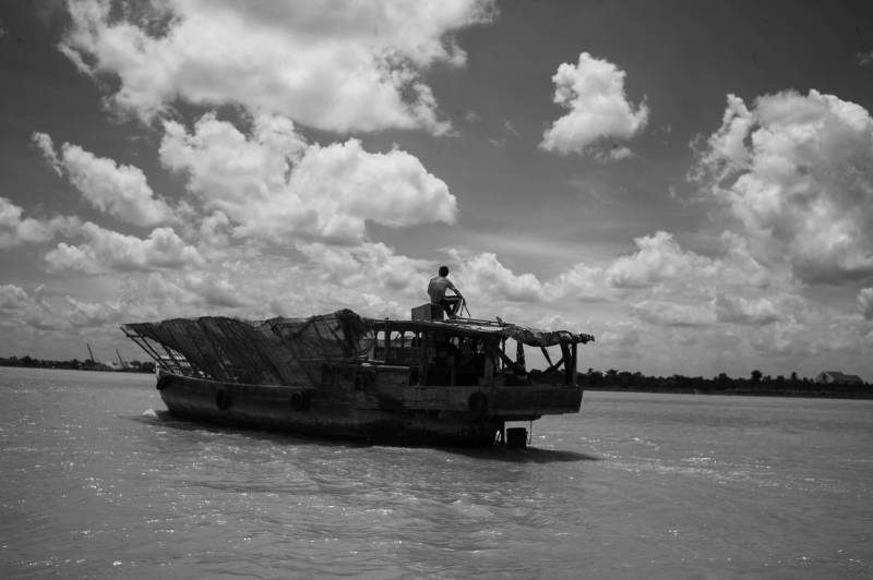 2018, der Mekong ist die Handelsroute auf einer Länge von 4800 km.