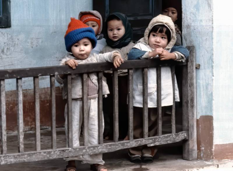 1984, Kindergarten im Norden Vietnams.