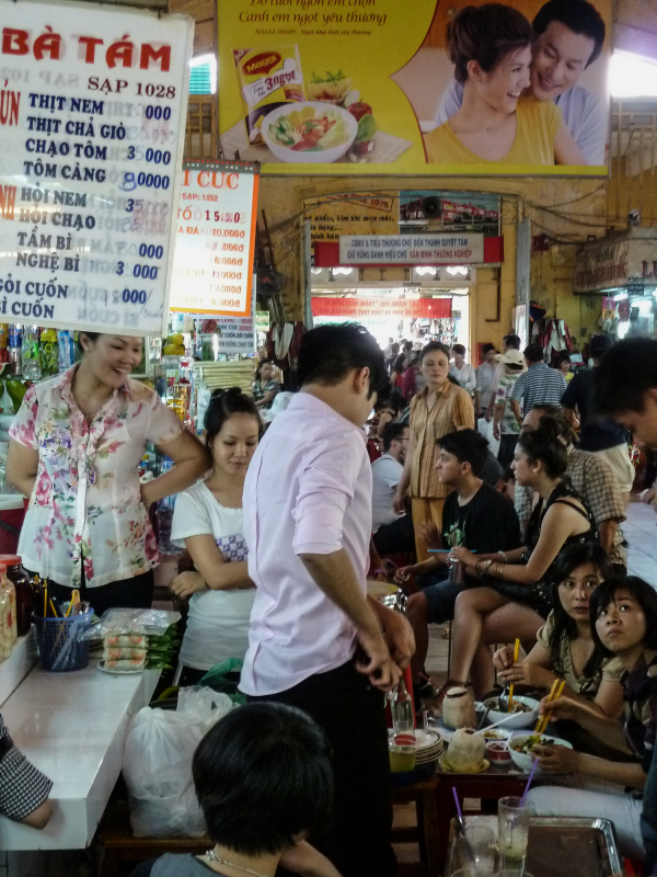 Auf dem Markt in Ho Chi Minh.